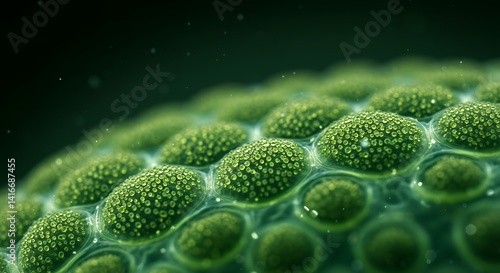 Green Cells with Bubbles