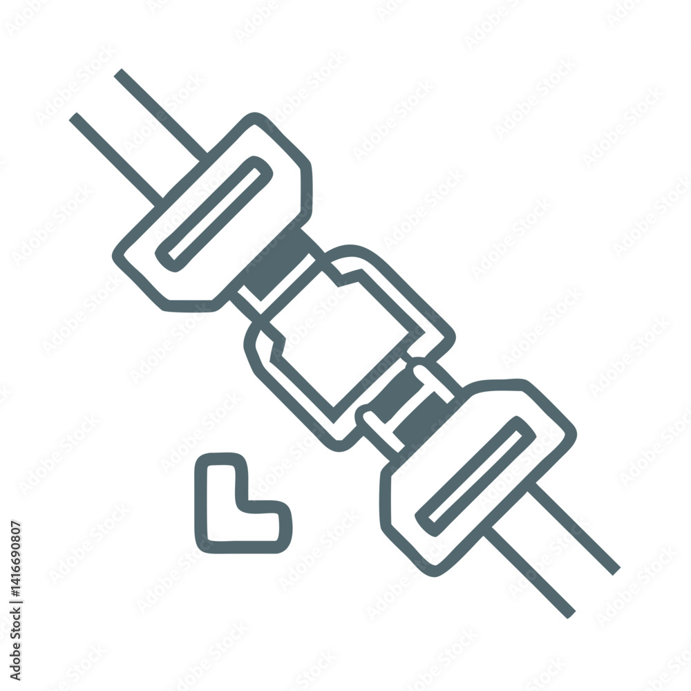 Seatbelt Icon Representing Passenger Safety System and Vehicle Protection Seatbelt Icon Representing Passenger Safety System and Vehicle Protection