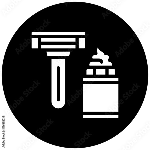 Shaving Cream Icon Style