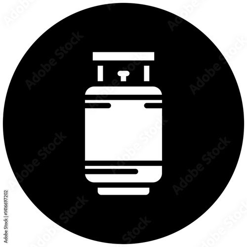 Gas Cylinders Icon Style