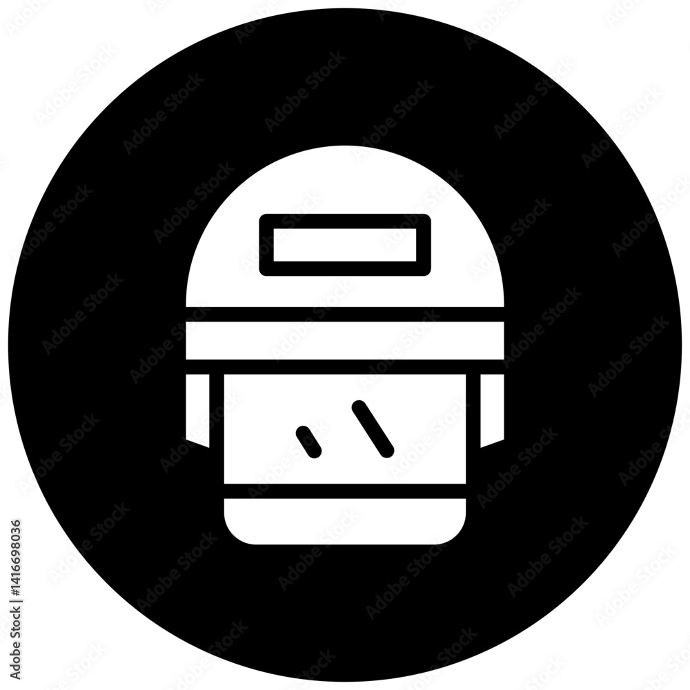 Police Helmet Icon Style Police Helmet Icon Style