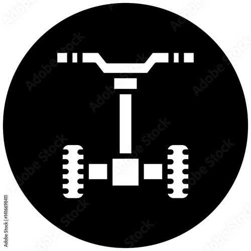 Police Segway Icon Style