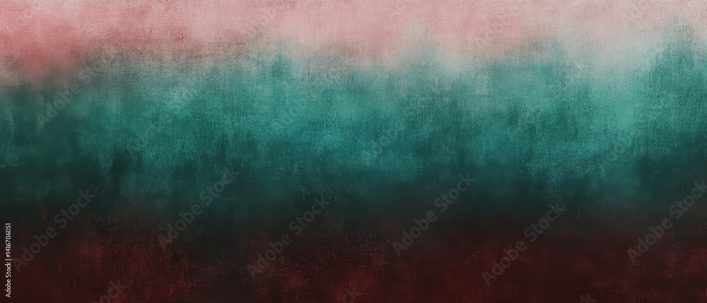 Obraz premium Colorful abstract background design with teal and maroon gradient, ideal for creative projects, website banners, digital art, and modern aesthetics.