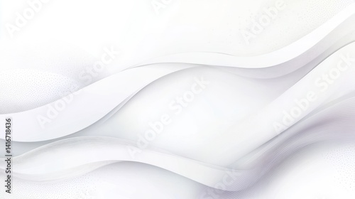 Wallpaper Mural Abstract white wavy lines background design (1) Torontodigital.ca