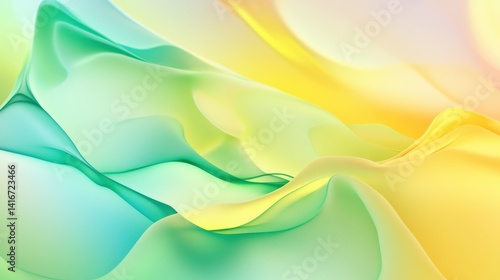 Fluid abstract background with soft pastel colors in gentle waves, perfect for design, wallpaper, or artistic projects showcasing modern aesthetics.