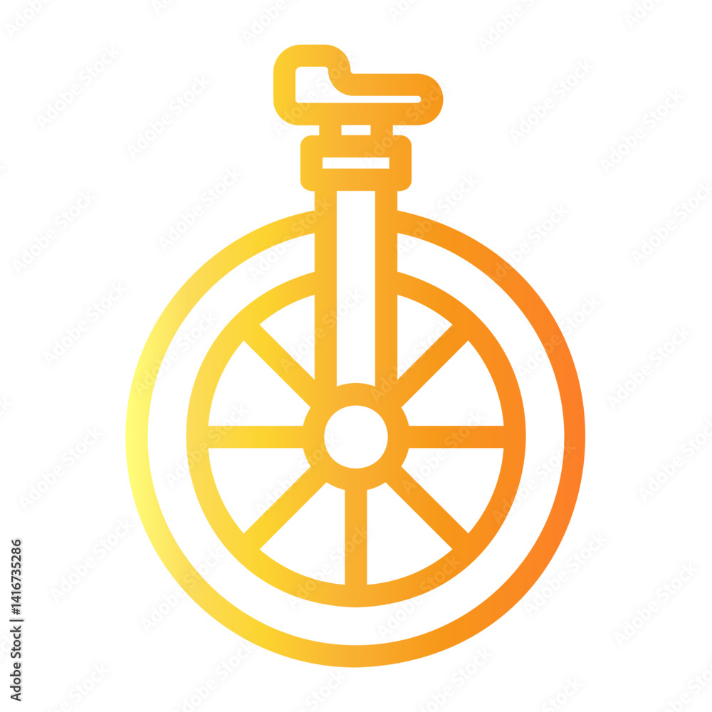 Fototapeta premium entertainment Line Gradient Icon