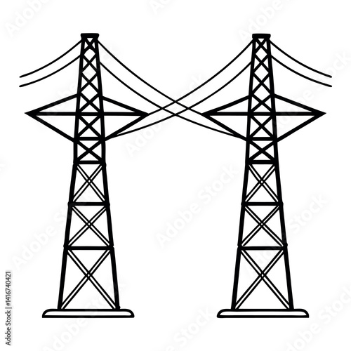 High voltage power lines