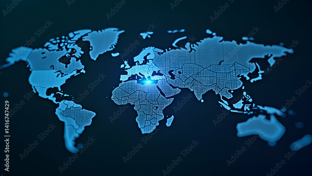 Advanced supply chain cybersecurity strategy employing continuous monitoring integrated risk management and advanced encryption to secure global logistics networks in Photo Stock Concept and empty Advanced supply chain cybersecurity strategy employing continuous monitoring integrated risk management and advanced encryption to secure global logistics networks in Photo Stock Concept and empty