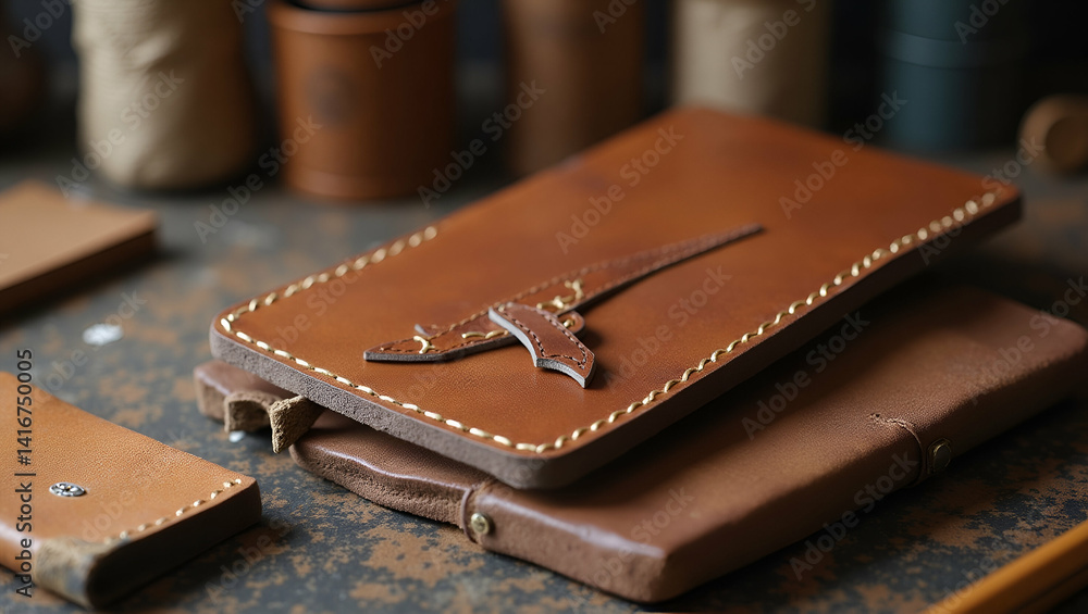 Explore Comprehensive Leathercraft Hobby Projects: Artisanal Craftsmanship & Innovative Design Techniques in High-Quality Leather Goods - Professional Photo Stock Showcase Explore Comprehensive Leathercraft Hobby Projects: Artisanal Craftsmanship & Innovative Design Techniques in High-Quality Leather Goods - Professional Photo Stock Showcase