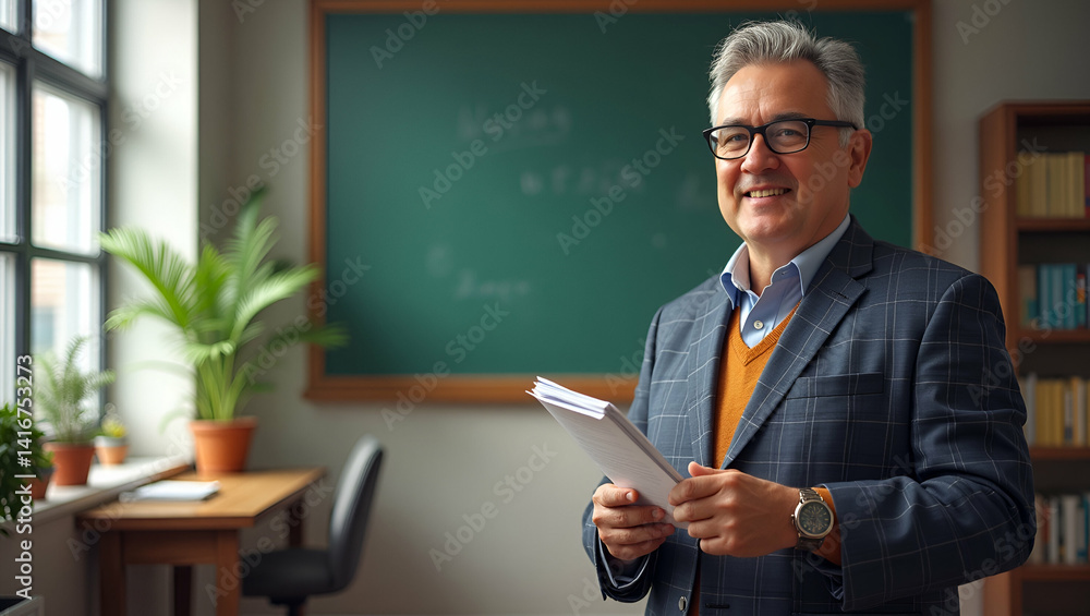 Exquisite Digital Illustration for D?a del Maestro: Creative Artistry Meets Teacher Appreciation in Modern Education - Photo Stock Concept with Left Space Exquisite Digital Illustration for D?a del Maestro: Creative Artistry Meets Teacher Appreciation in Modern Education - Photo Stock Concept with Left Space