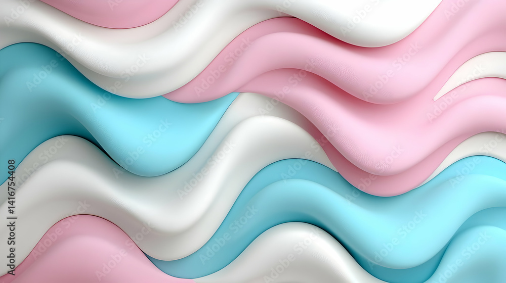 Fototapeta premium Pastel swirl texture background soft colors abstract design