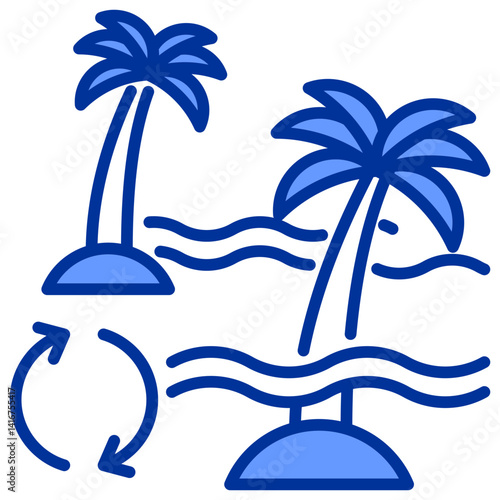 Islandhopping Icon