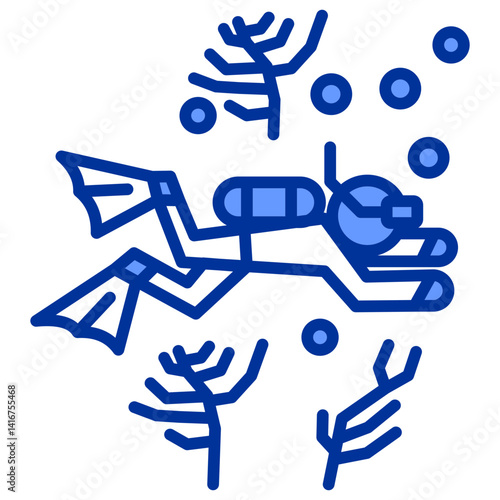 Underwater Tour Icon