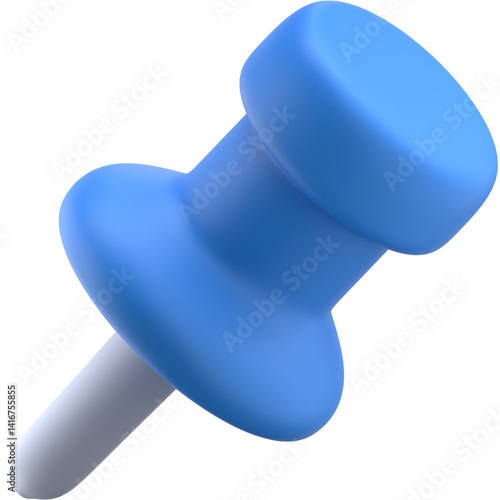 Push Pin Icon 3D
