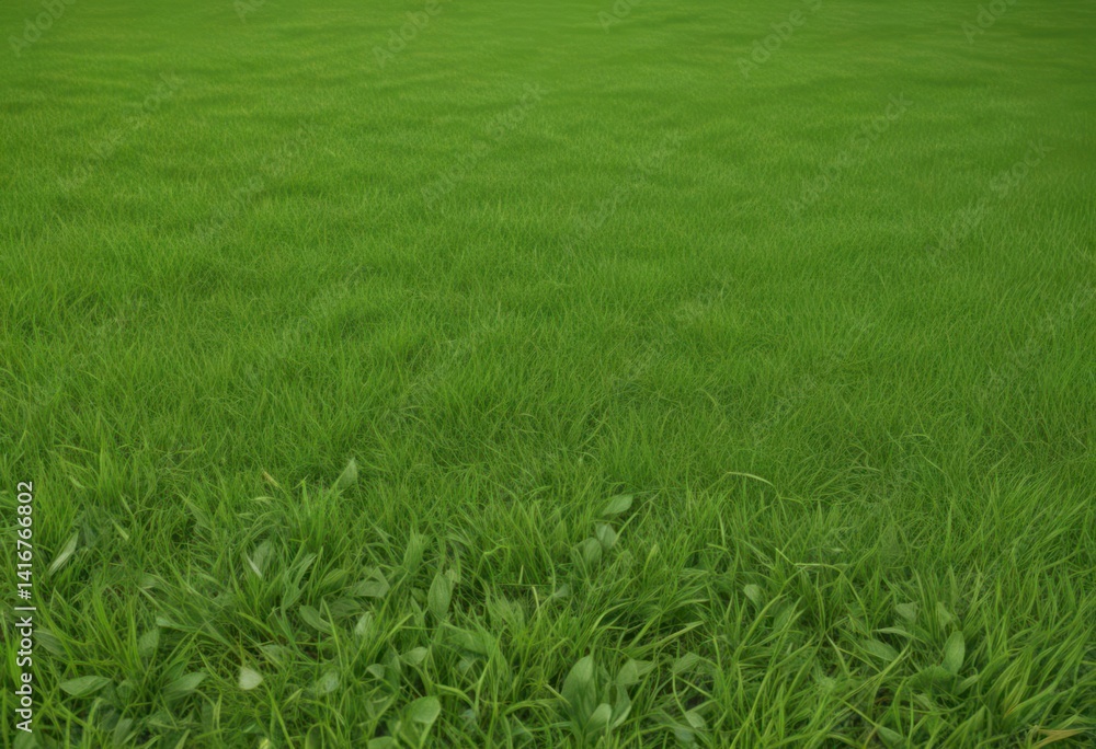 Obraz premium Photorealistic lawn edge, vector, fresh green, seamlessly repeatable , ecology, fresh, realistic