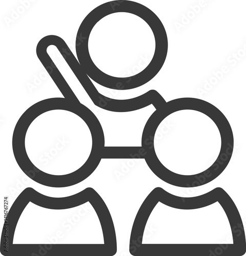 Students Vector Icon Stock Illustration