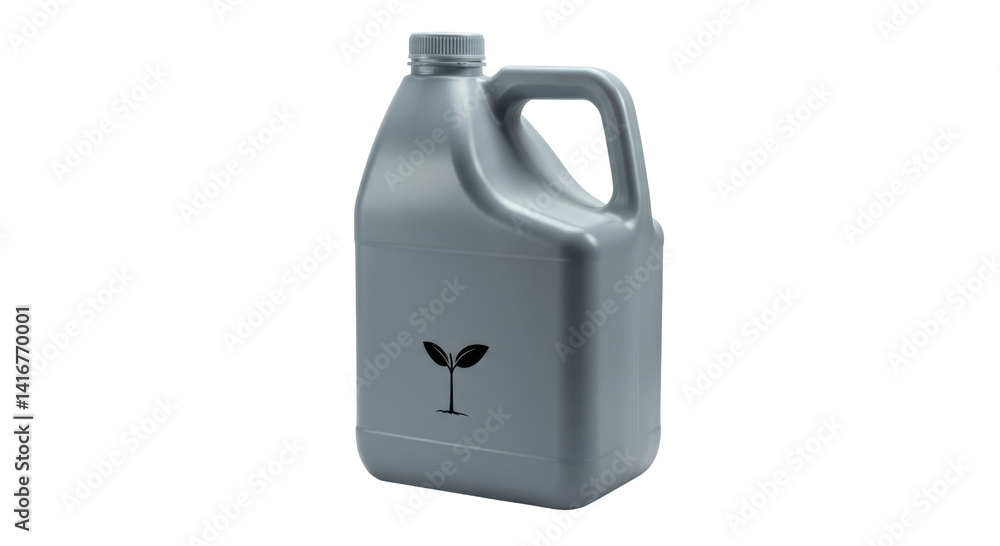 Isolated Plastic Can with Sprout Symbol Isolated Plastic Can with Sprout Symbol