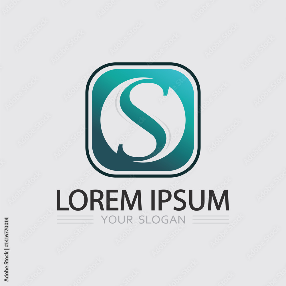 S logo design and S icon stock image graphic icon identity S logo design and S icon stock image graphic icon identity