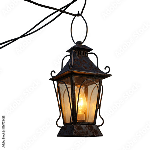 Vintage Rustic Lantern Hanging Decoration