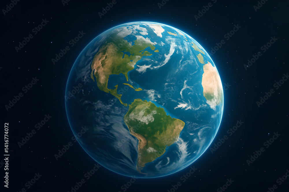 Fototapeta premium Earth in space