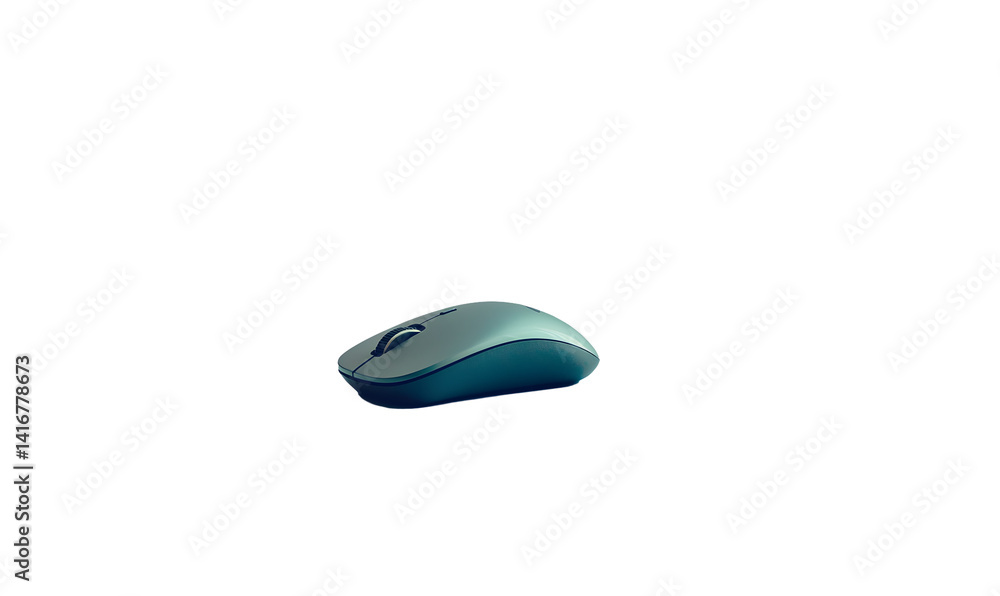 Wireless computer mouse. A sleek, modern, dark teal or blue wireless computer mouse. Ergonomic design. Designed for comfort and precision Wireless computer mouse. A sleek, modern, dark teal or blue wireless computer mouse. Ergonomic design. Designed for comfort and precision