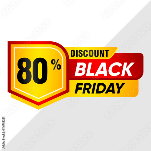 80% Discount Offer Banner - Super Clearance Sale