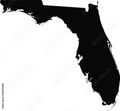 map florida vector design
