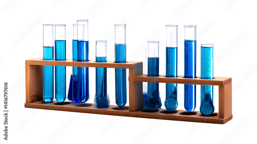 test tubes with blue liquid test tubes with blue liquid