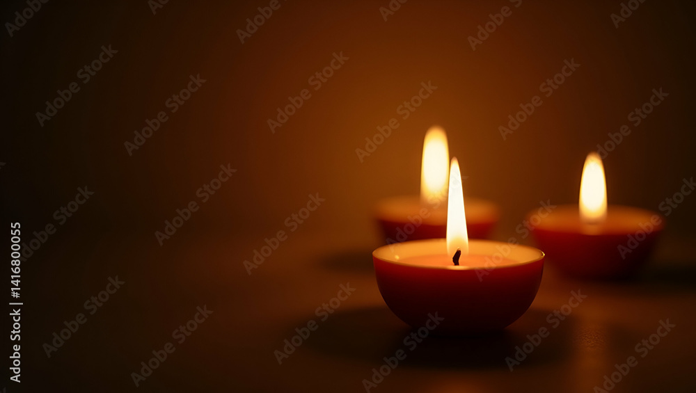 Sophisticated Vesak Candle Lighting: Capturing the Warm Glow of Ritual Illumination and Ceremonial Aesthetics in Sacred Buddhist Traditions - Photo Stock Concept with Left Space Sophisticated Vesak Candle Lighting: Capturing the Warm Glow of Ritual Illumination and Ceremonial Aesthetics in Sacred Buddhist Traditions - Photo Stock Concept with Left Space