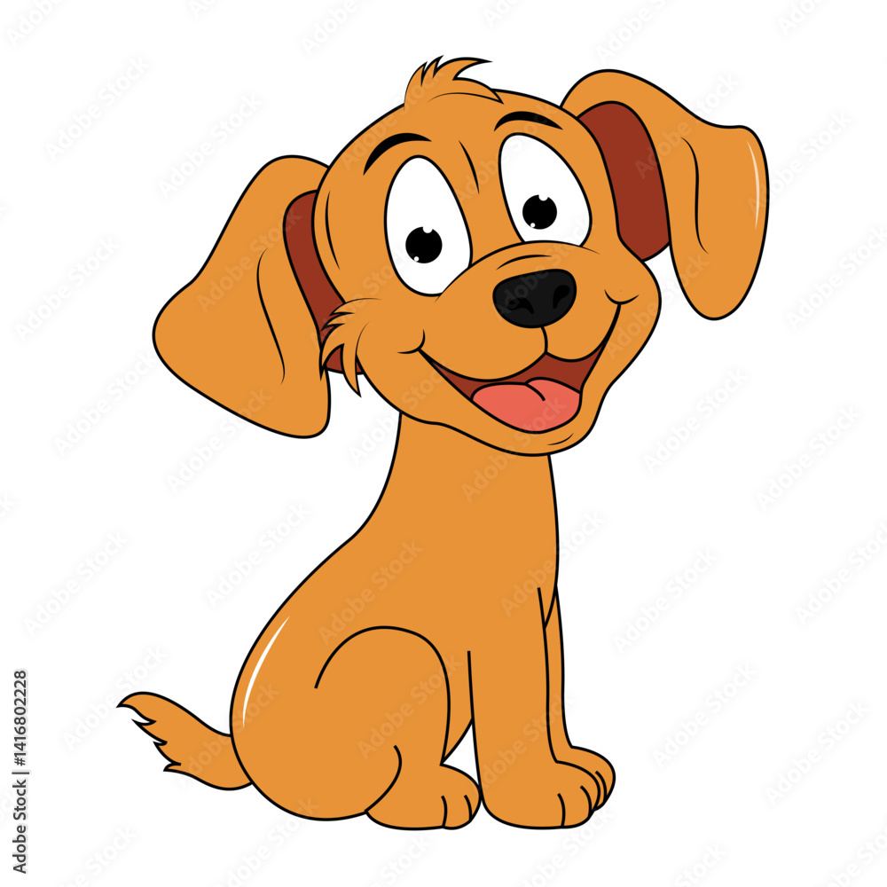 Cute Dog Animal Cartoon Cute Dog Animal Cartoon