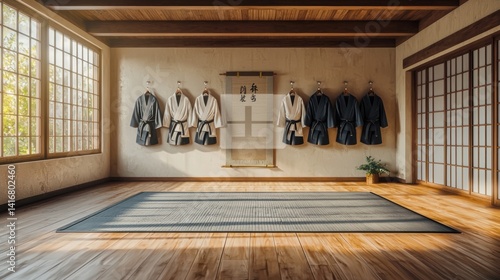 Tranquil Dojo, A Serene Martial Arts Training Space
