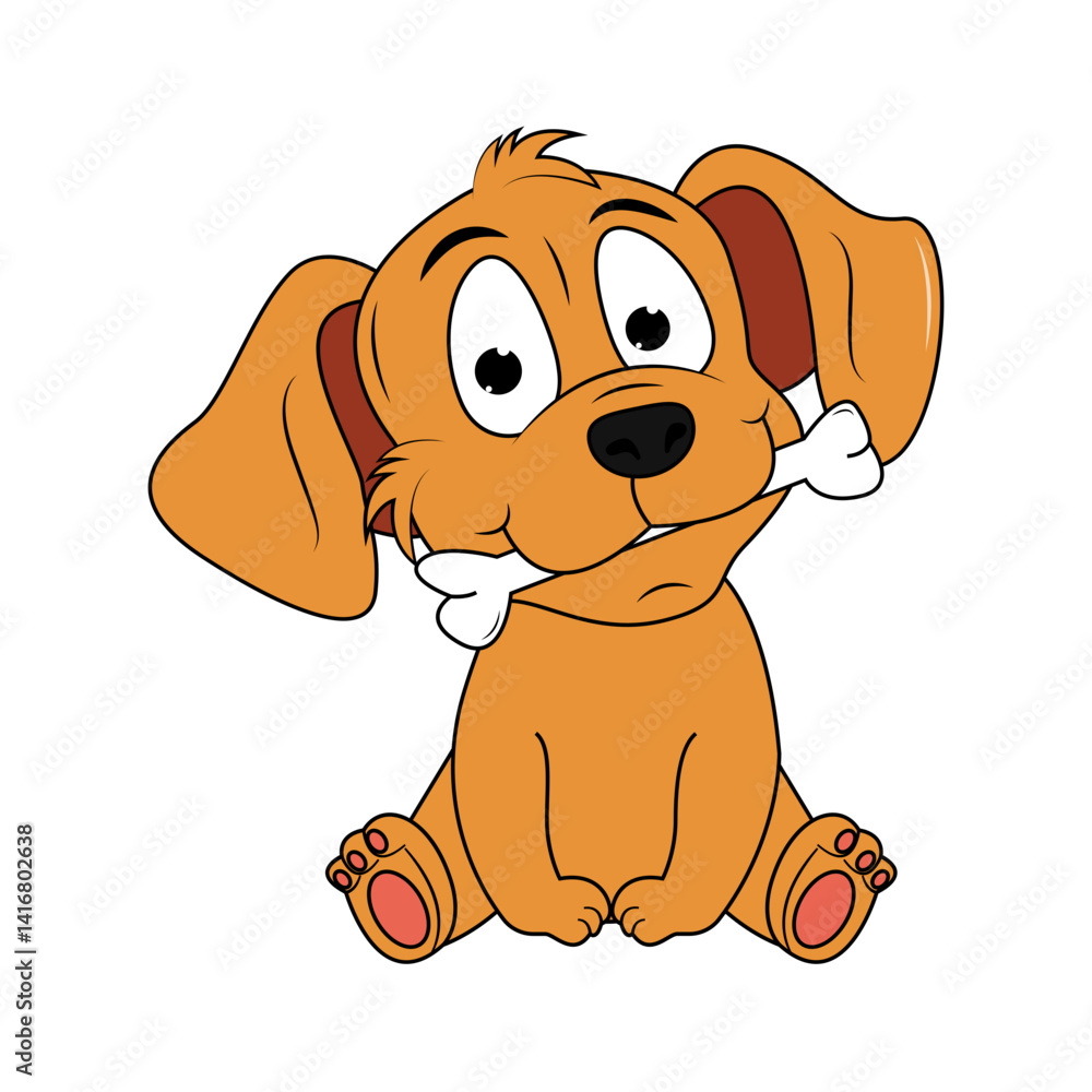 Cute Dog Animal Cartoon