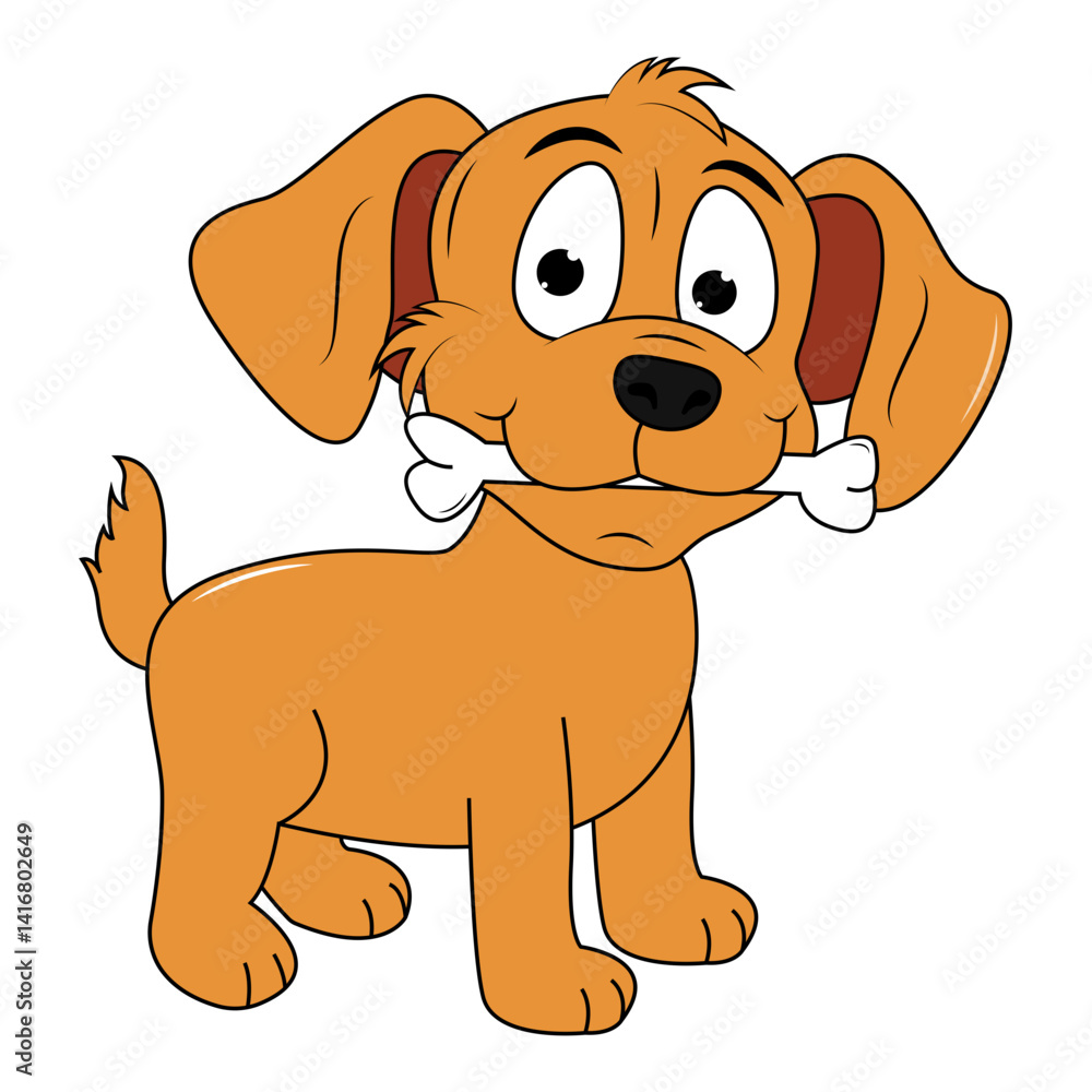 Cute Dog Animal Cartoon Cute Dog Animal Cartoon