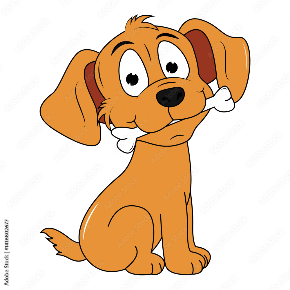 Cute Dog Animal Cartoon