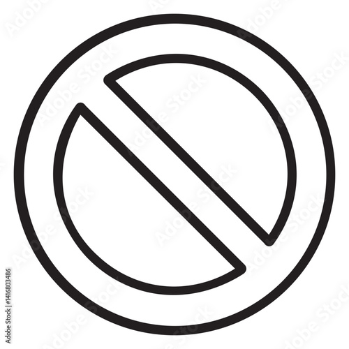 Single Icon Blocked Line Illustrations