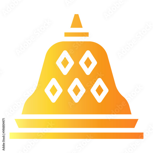 stupa Gradient icon