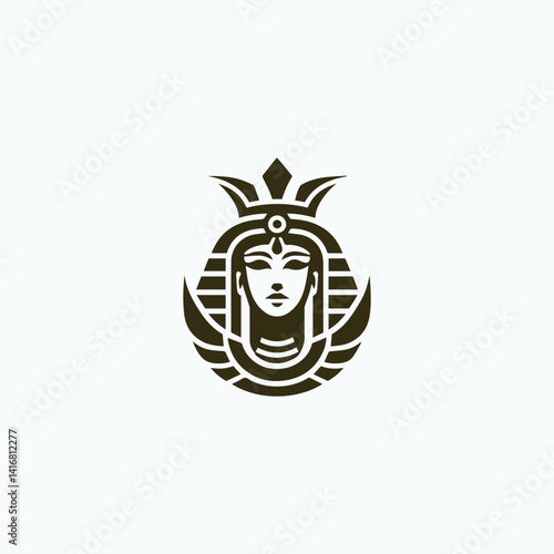 Queen cleopatra logo
