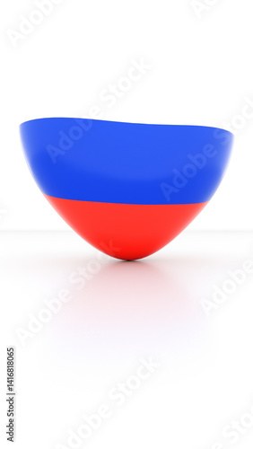 Free Download I Love Russia: Grand 8K 3D Tricolor Heart with Double-Headed Eagle in Golden Majesty - GFXLoad