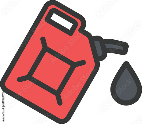 Fuel Filled Line Icon