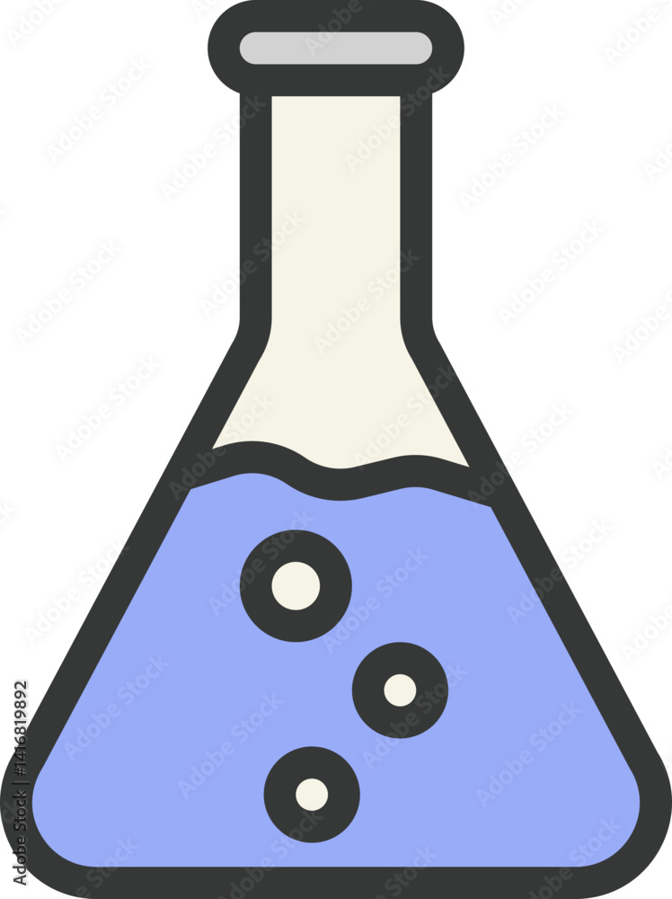 Flask Filled Line Icon Flask Filled Line Icon