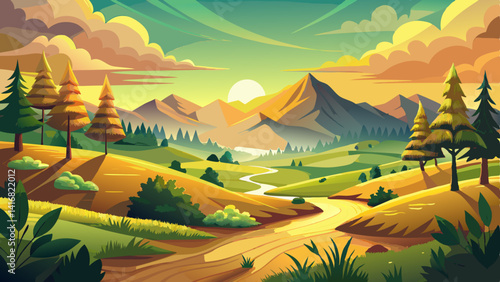 Cameron’s charm in every leaf,
Sunlight paints the hills with gold,
Fresh air carries earthy scents,
A living dream, serene and brief.

