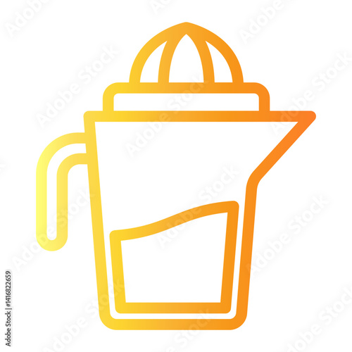 juicer Line Gradient Icon