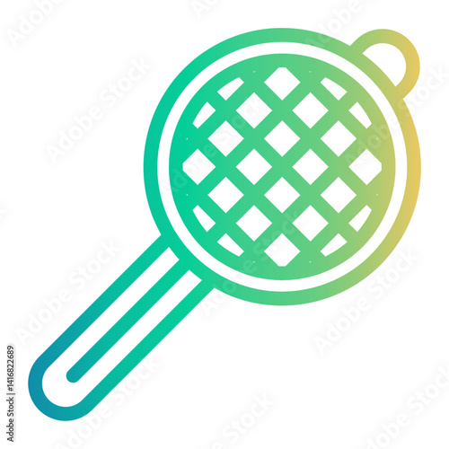 strainer Line Gradient Icon