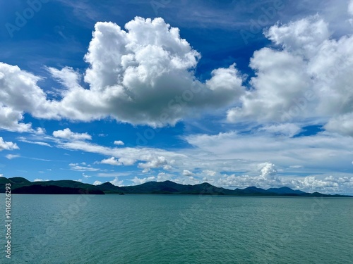 lake and mountains