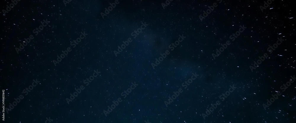 Obraz premium Vast, star-streaked night sky, meteor shower ablaze, twinkle, astronomy