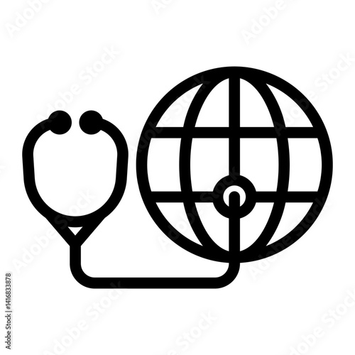 world Line Icon
