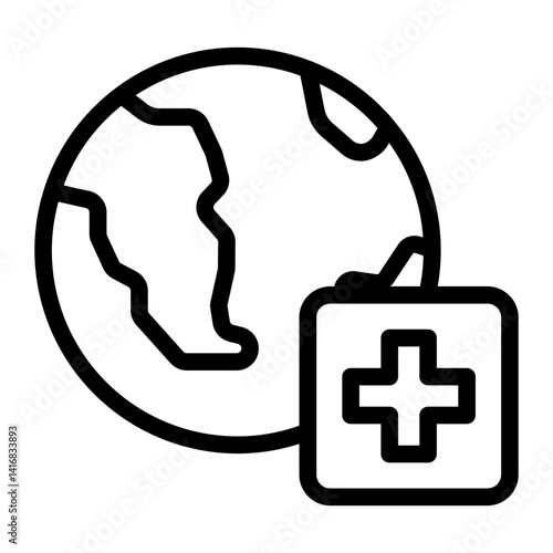world Line Icon