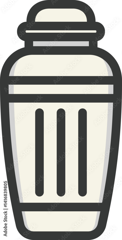 Cocktail Shaker Filled Line Icon Cocktail Shaker Filled Line Icon