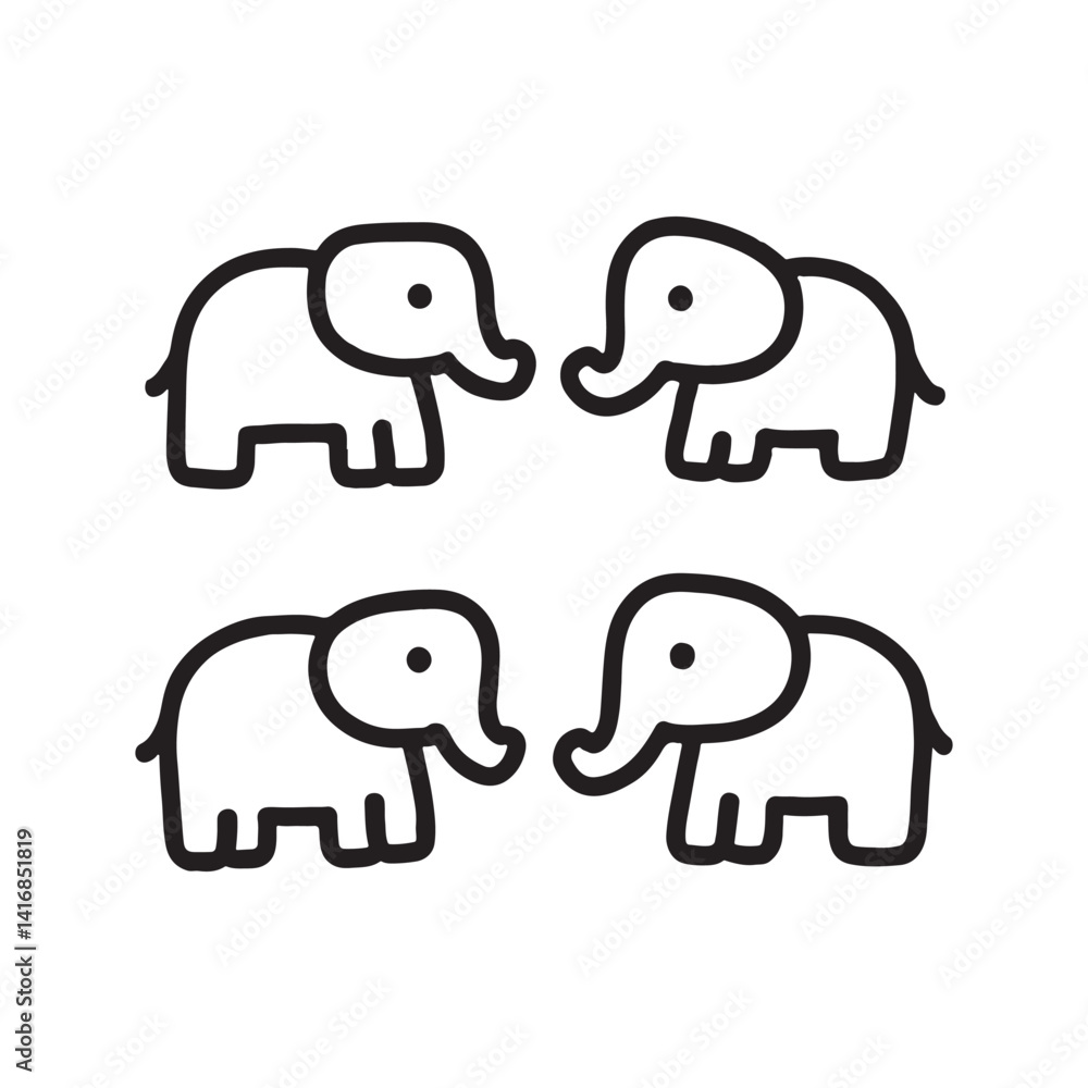 elephant vector illustration elephant vector illustration