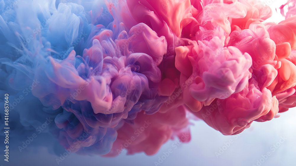 custom made wallpaper toronto digitalDelicate pink and blue rose petals show the floral beauty of nature's spring bloom